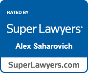 Super Lawyers' batch for Attorney Alex Saharovich