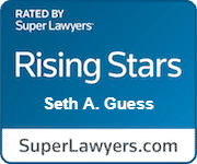 Rising stars batch from super lawyers for Attorney Seth A. Guess