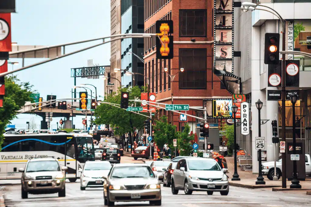 st. louis downtown street