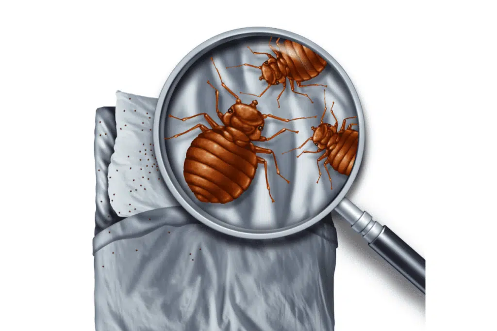 Bed bugs illustration