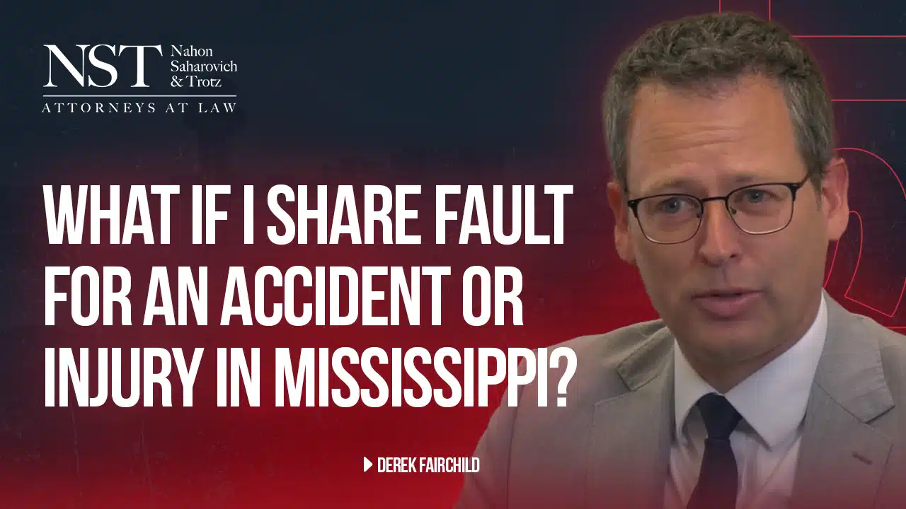 WHAT IF I SHARE FAULT FOR AN ACCIDENT OR INJURY MISSISSIPPI